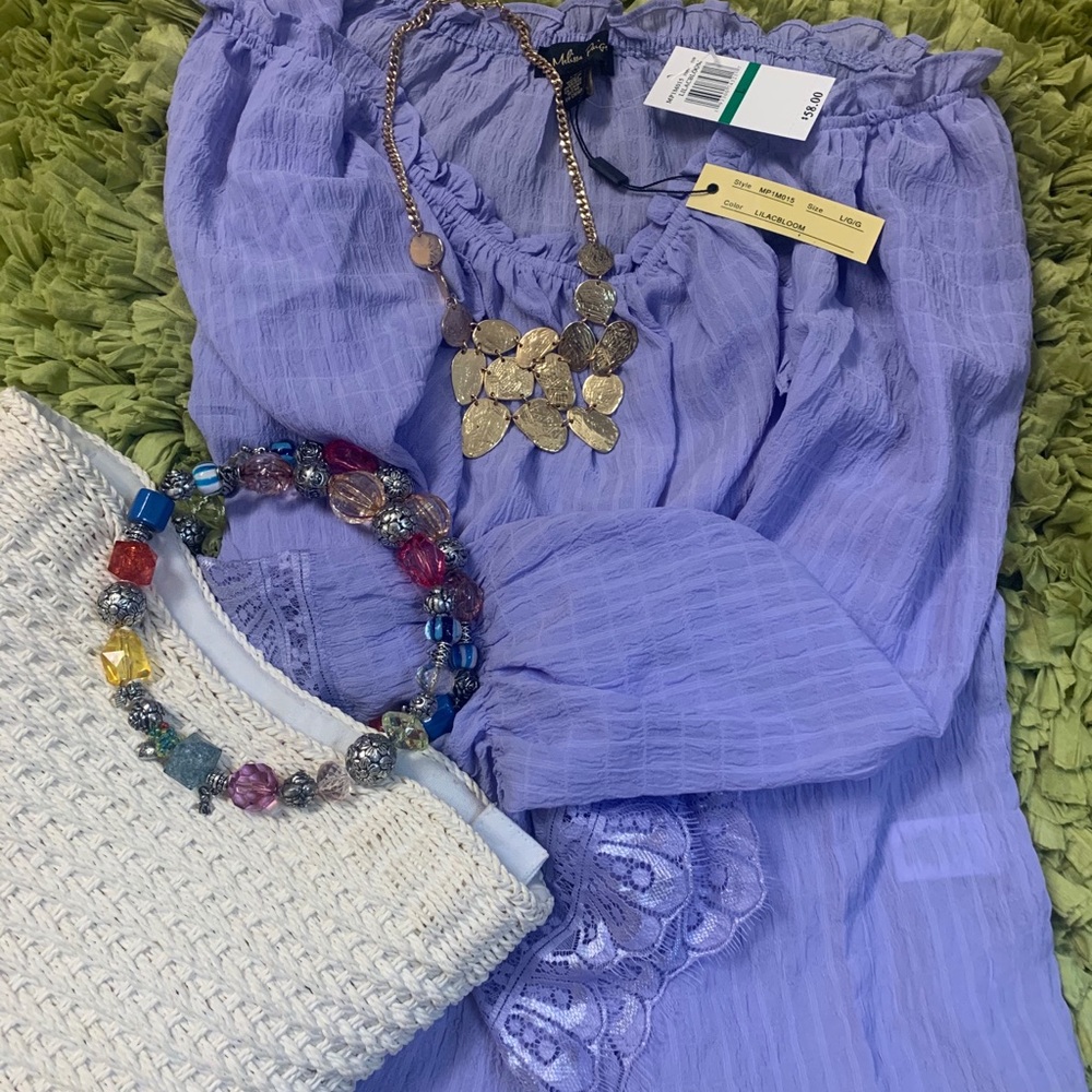 Gorgeous Lavender Blouse